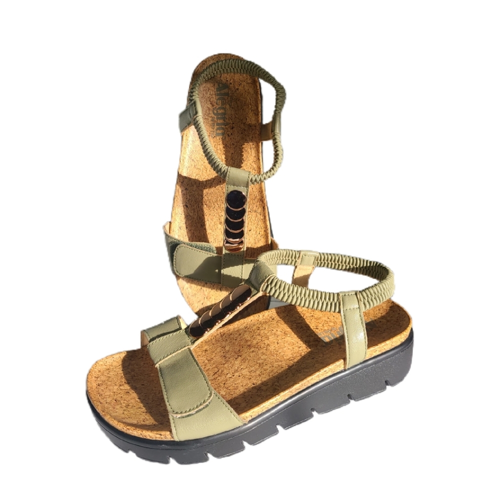 ALEGRIA by PG LITE HARLIE SAGE T STRAP SANDALS - Picture 7 of 8